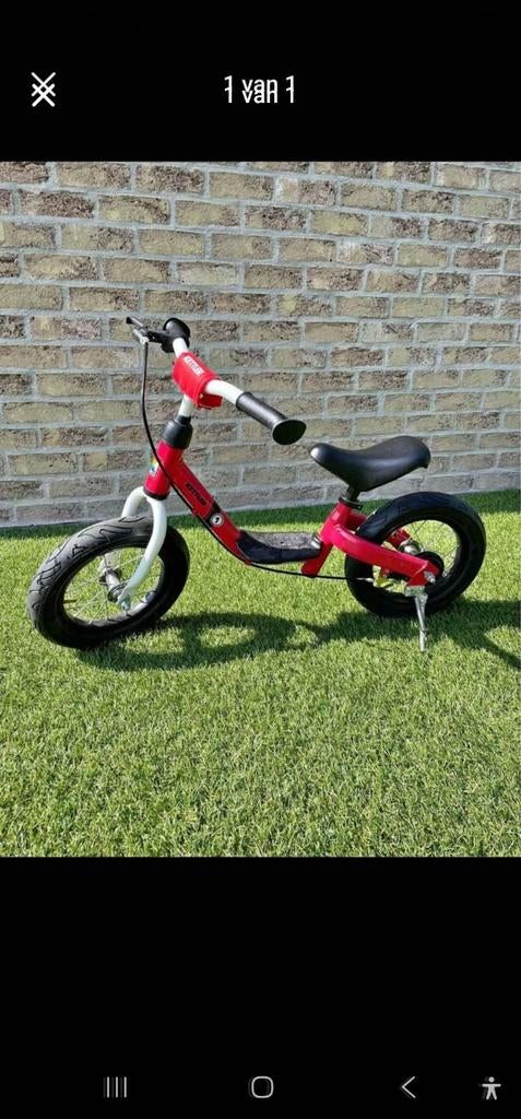 Loopfiets kettler, Ophalen