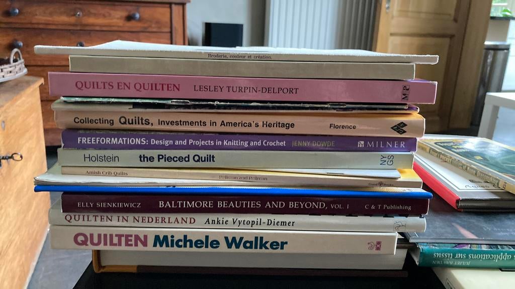 Lot patchwork - quilten - broderie - crochet, Ophalen of Verzenden, Zo goed als nieuw