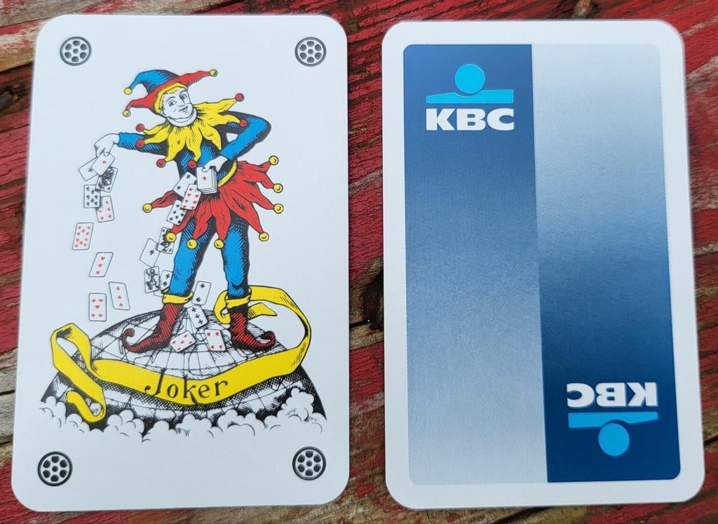Joker KBC zwart, Ophalen of Verzenden, Zo goed als nieuw, Speelkaart(en)