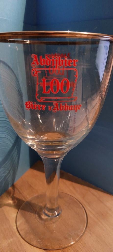 Abdijbier LOO  Bière d' Abbaye, Ophalen of Verzenden, Zo goed als nieuw, Glas of Glazen, Overige merken