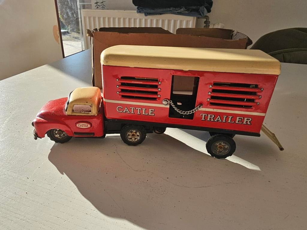 Cattle trailer blikken vrachtwagen, Ophalen of Verzenden