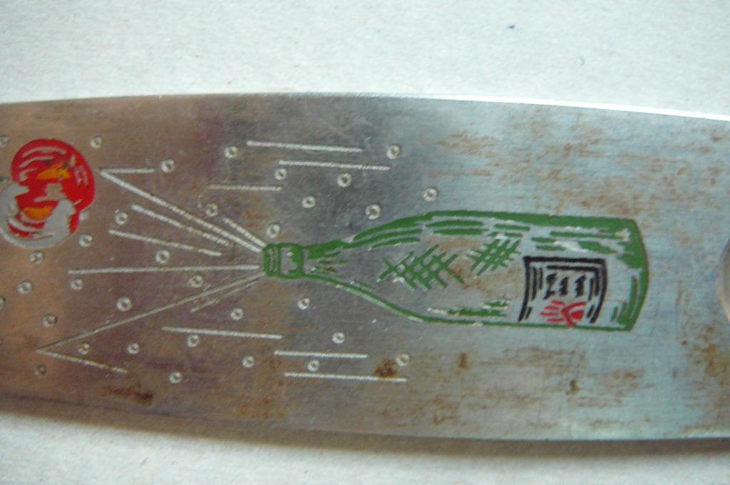 oude grote flessenopener lengte 25 cm, Ophalen of Verzenden, Gebruikt, Flesopener, Overige merken