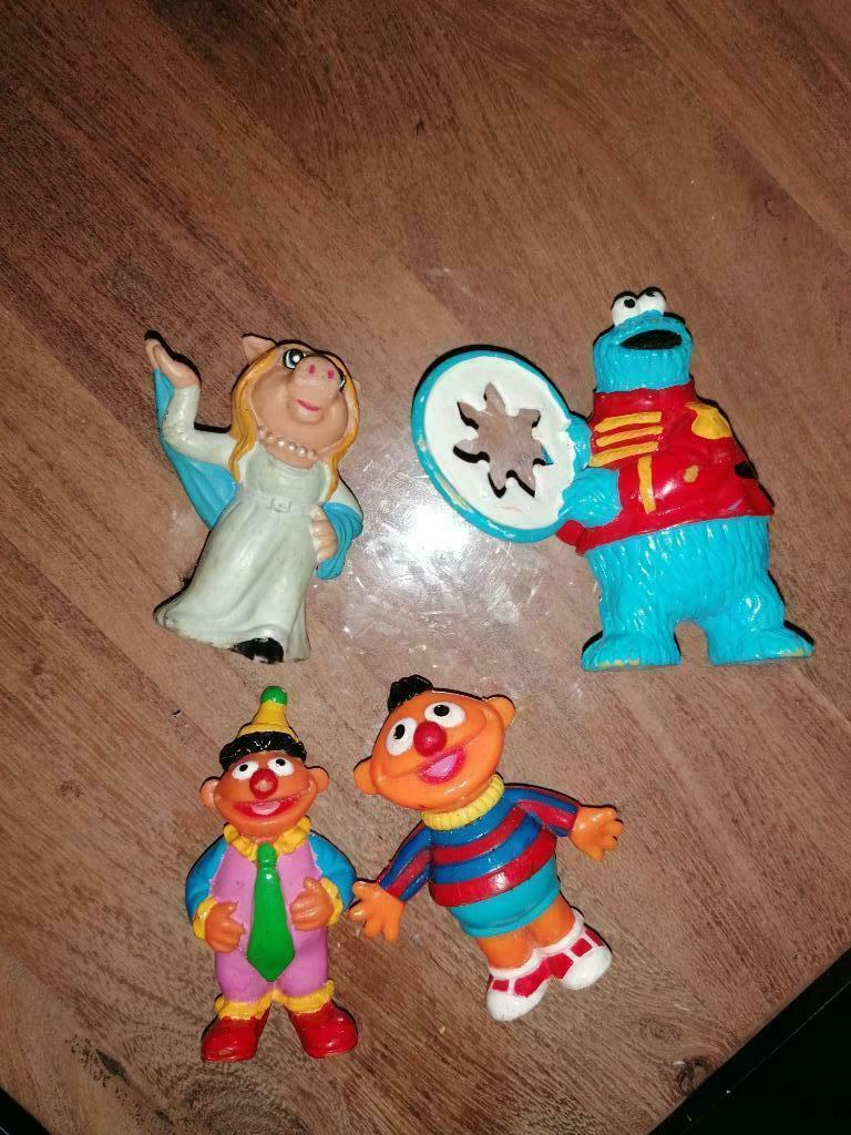 Plastieken figuurtjes Sesamstraat, Verzamelen, Verzenden, Gebruikt