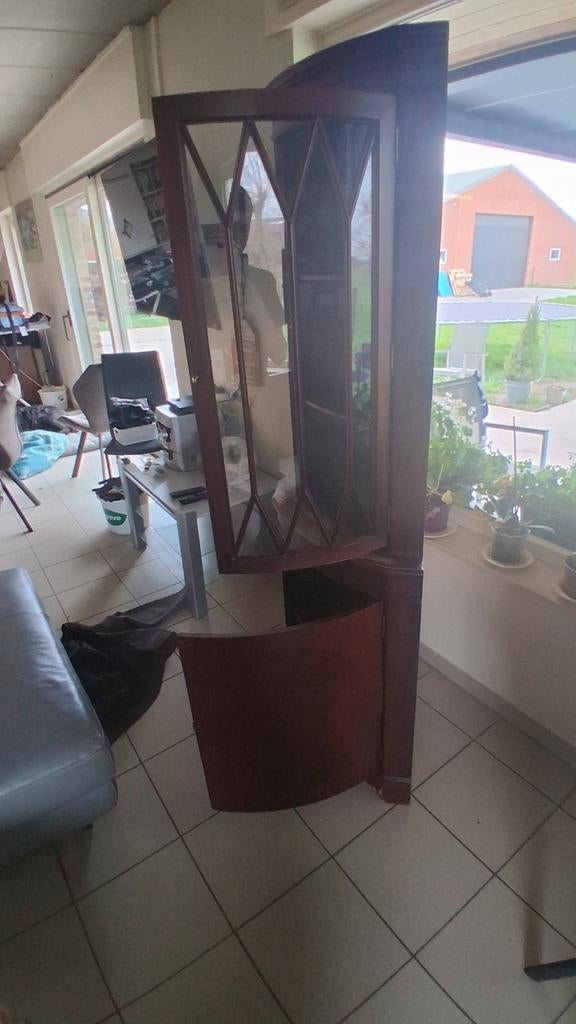 Hoekkast vitrine, Huis en Inrichting, Ophalen