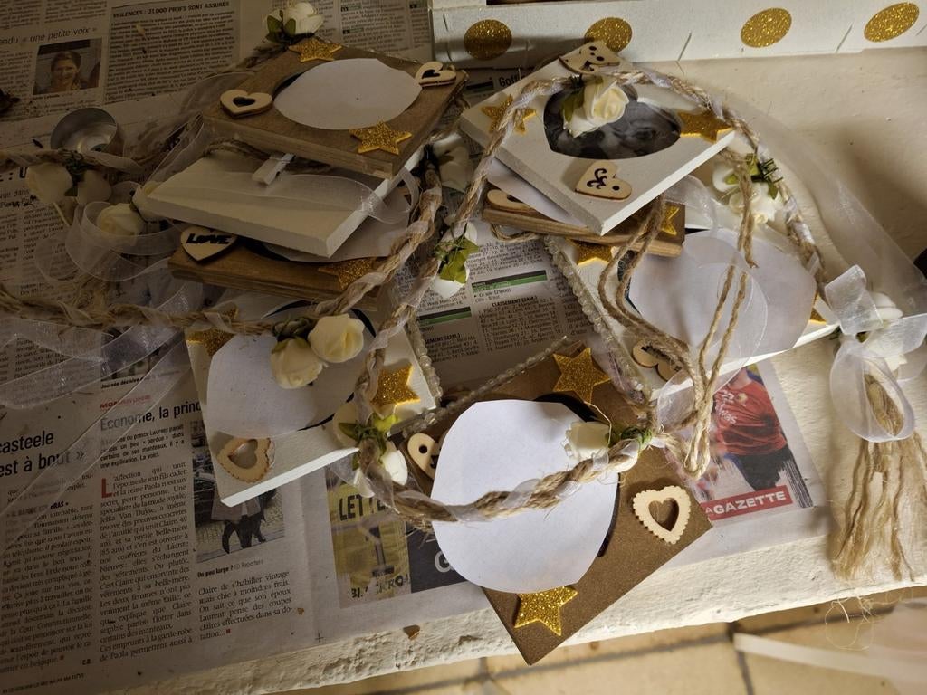 Décoration mariage, Enlèvement ou Envoi, Comme neuf