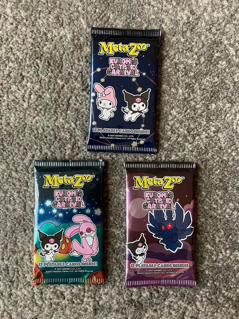 MetaZoo x Sanrio Kuromi’s art set, Hobby en Vrije tijd, Verzamelkaartspellen | Overige, Nieuw, Booster, Foil, Ophalen of Verzenden