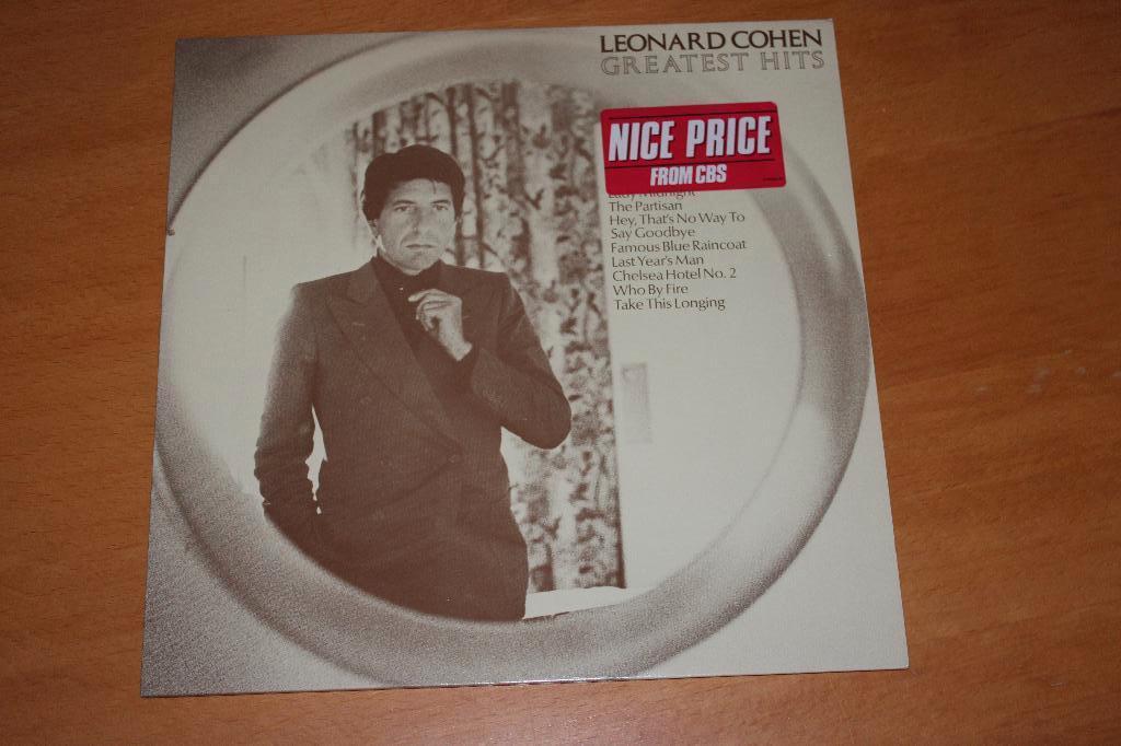LP Vinyl Plaat LEONARD COHEN: Greatest Hits (1975), Ophalen, Singer-songwriter
