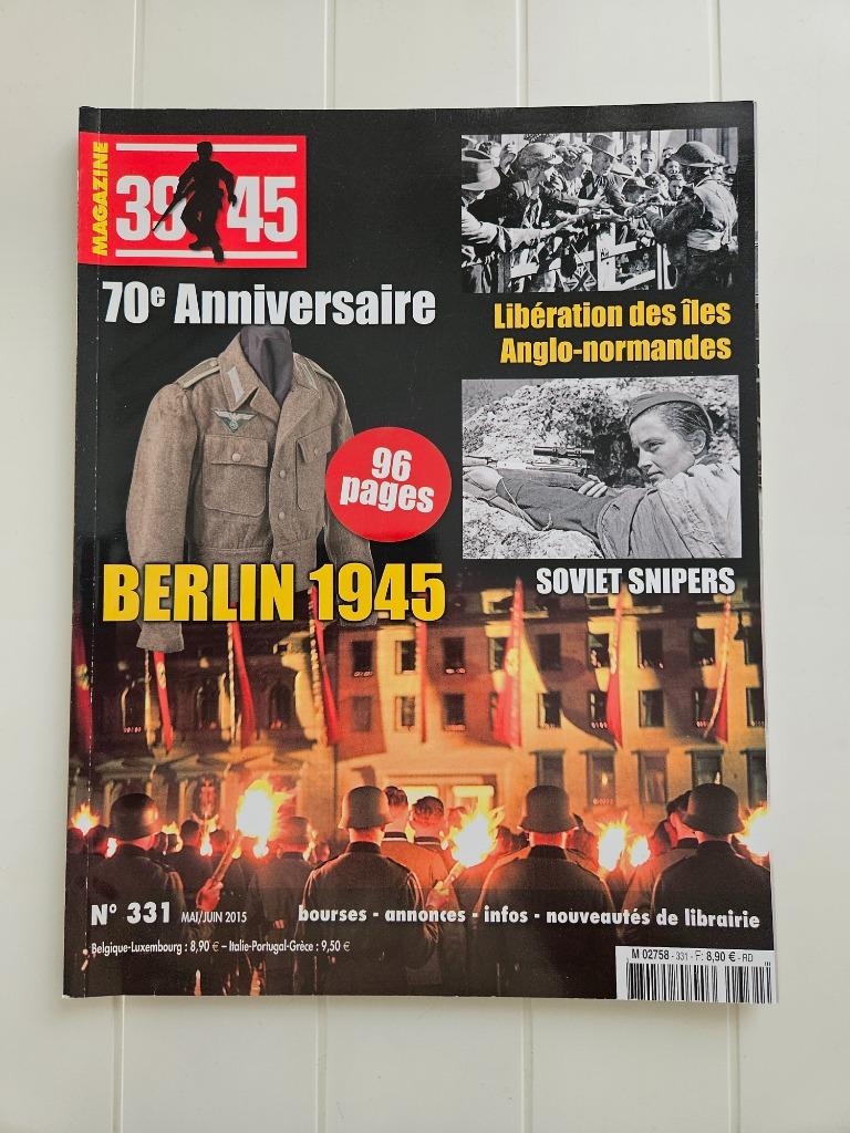 39/45 Magazine n331, Livres, Guerre & Militaire, Utilisé, Général, Deuxième Guerre mondiale, Enlèvement ou Envoi