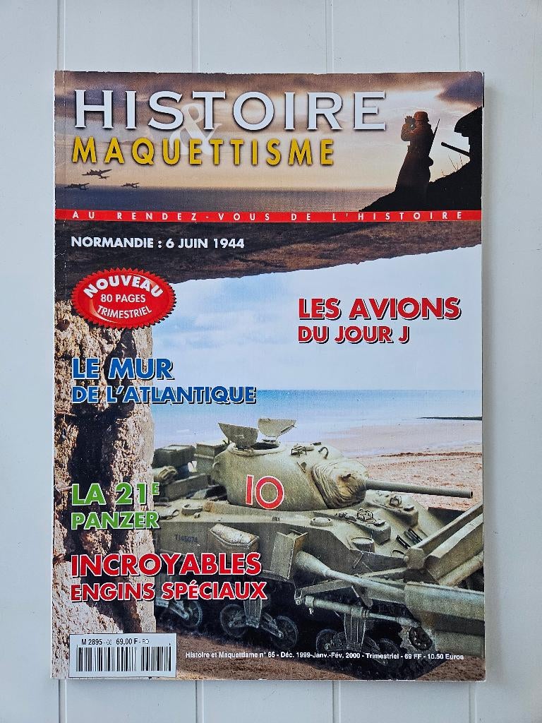 Tijdschrift voor geschiedenis en modelbouw nr. 65, Boeken, Ophalen of Verzenden, COLLECTIF, Tweede Wereldoorlog, Gelezen