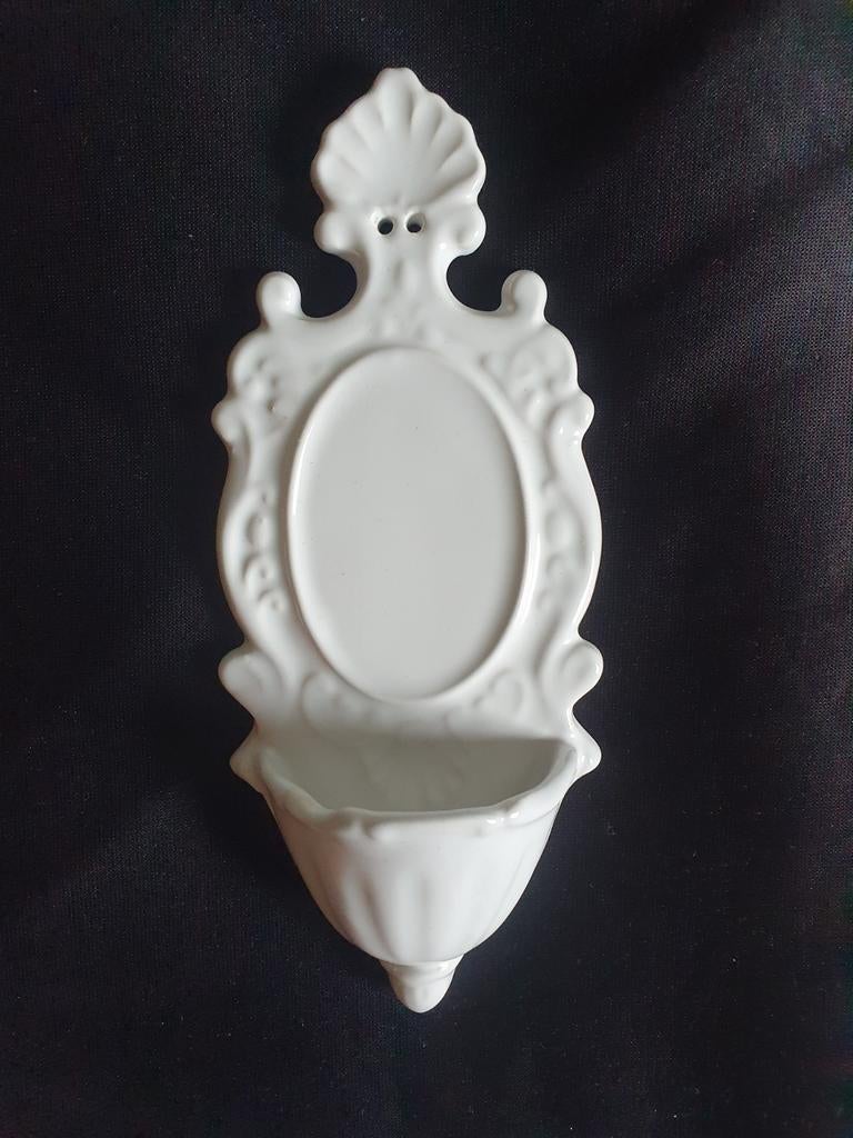 Bénitier en porcelaine, Antiek en Kunst, Antiek | Religieuze voorwerpen, Ophalen of Verzenden
