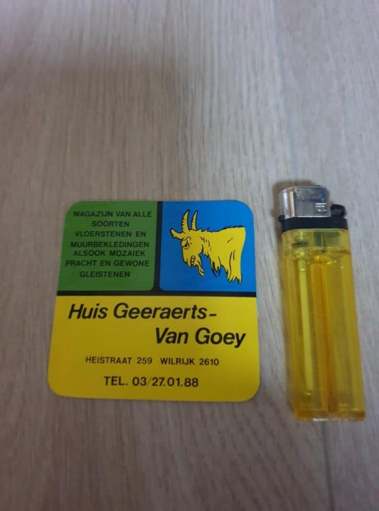 Sticker Huis Geeraerts - Van Goey Wilrijk, Ophalen of Verzenden