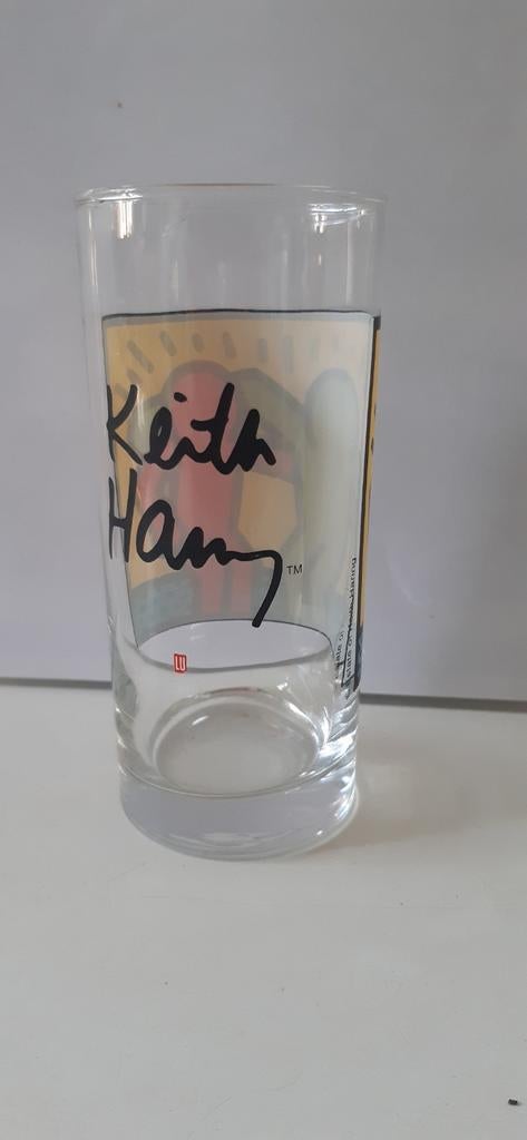 Keith Haring glas Lu, Ophalen of Verzenden, Zo goed als nieuw
