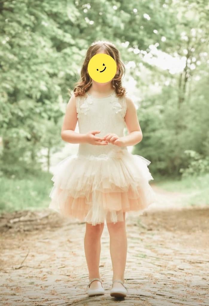 Communiekleedje + jasje Linea Raffaelli, Kinderen en Baby's, Ophalen, Meisje, Zo goed als nieuw, Setje