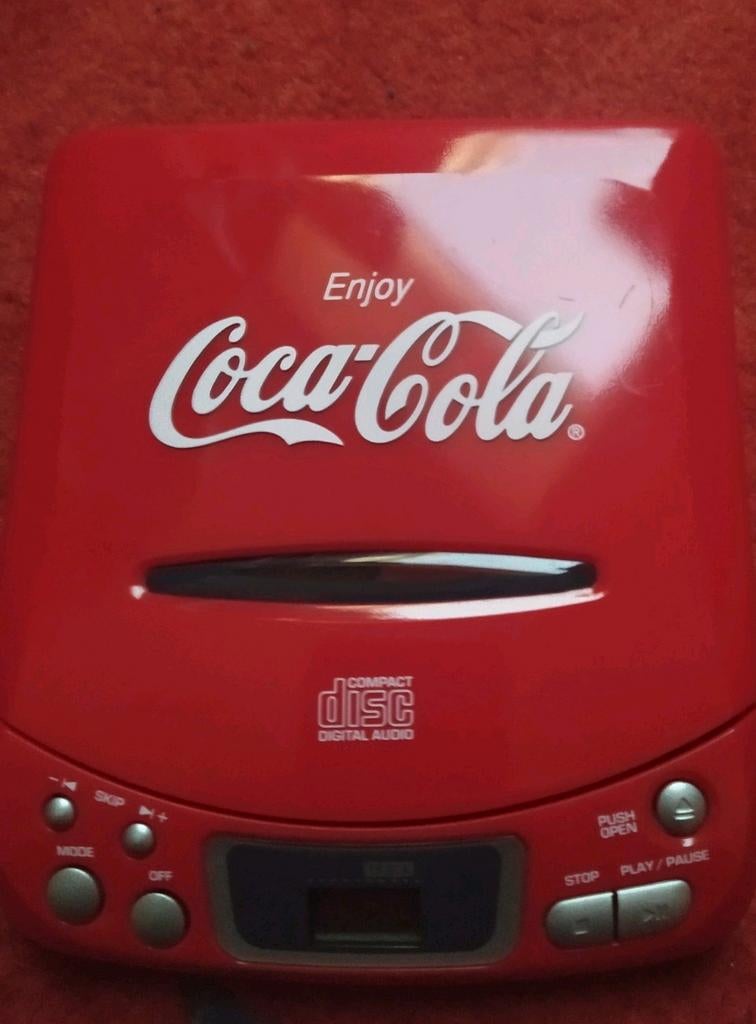 Lecteur CD Coca Cola, fonctionne toujours parfaitement, Enlèvement ou Envoi, Comme neuf