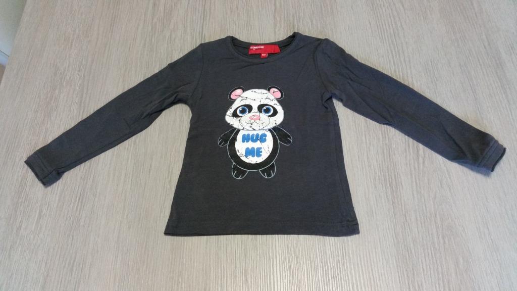 Longsleeve donker grijs Someone 92, Kinderen en Baby's, Kinderkleding | Maat 92, Meisje, Ophalen of Verzenden, Zo goed als nieuw