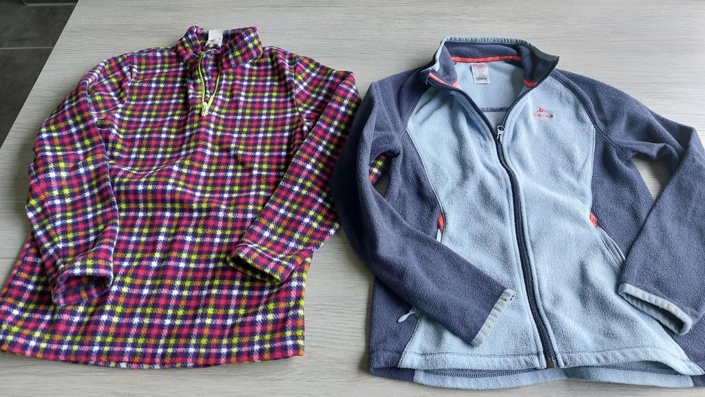 Fleece trui maat 134, Enlèvement ou Envoi, Pull ou Veste, Comme neuf, Quechua, Decathlon
