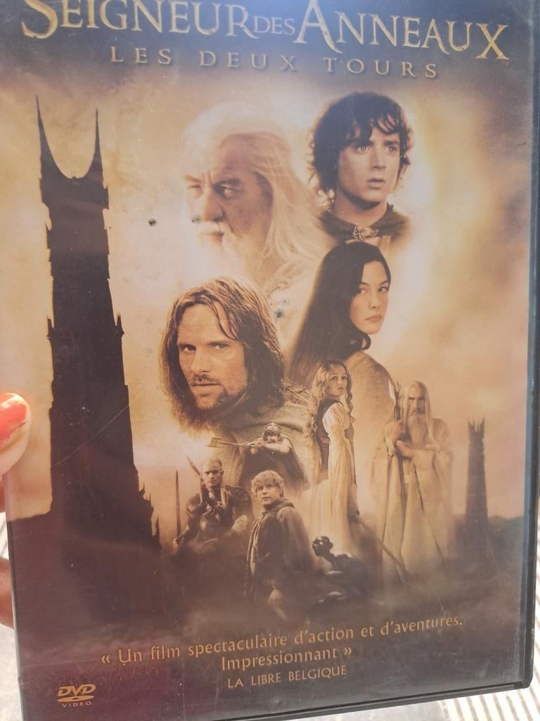 DVD Le Seigneur des Anneaux les deux tours, Enlèvement ou Envoi, Comme neuf
