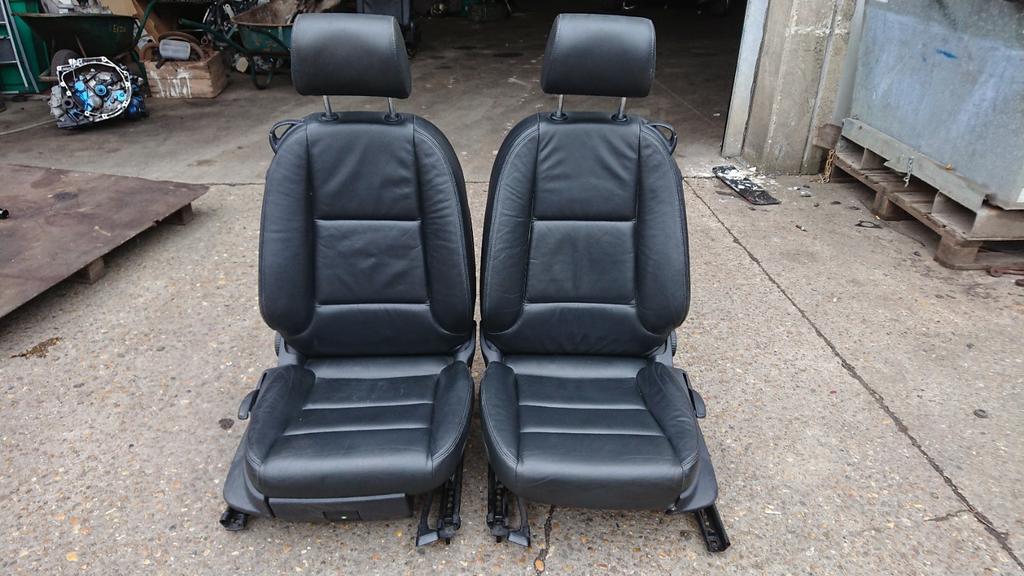 Audi A3 cabrio 8P zwart leder interieur, Auto-onderdelen, Ophalen, Gebruikt, Audi, Nvt