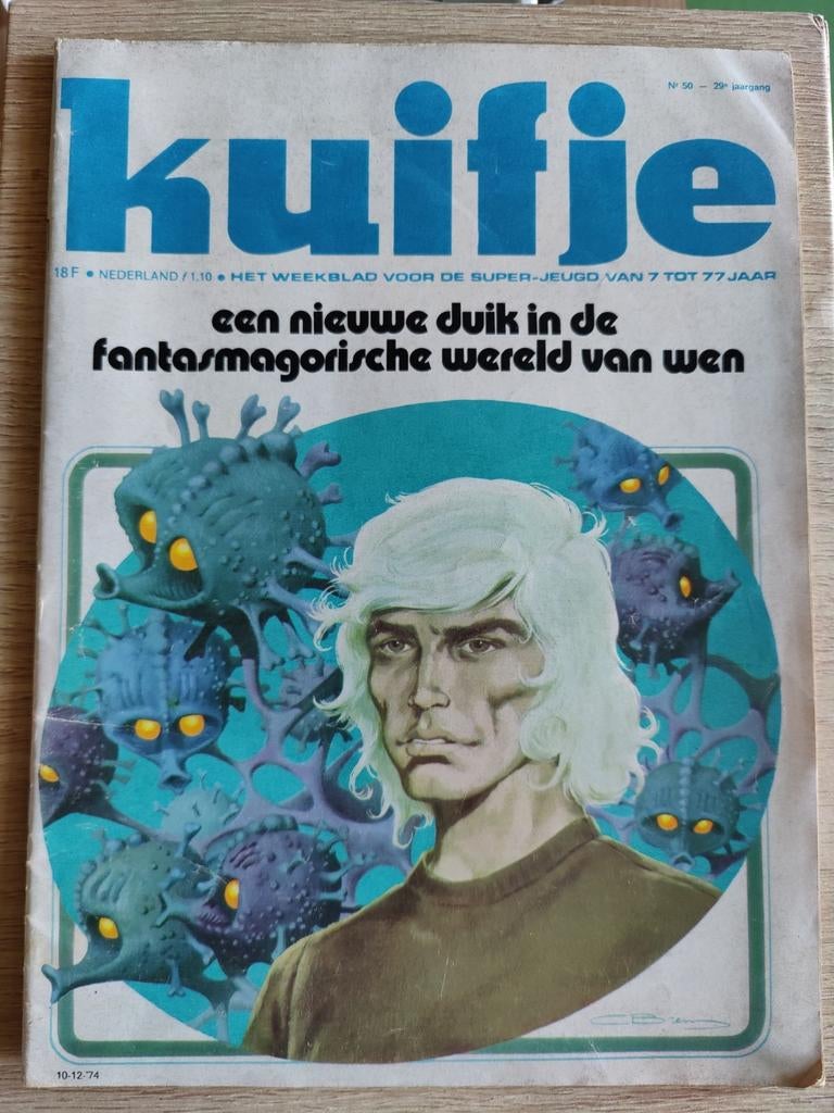 Kuifje 1974 weekblad nr 50 jaargang 29, Boeken, Ophalen of Verzenden, Gelezen