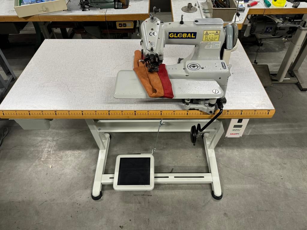 Industriële blindzoom naaimachine global BM-230, Autres marques, Enlèvement ou Envoi, Machine à coudre, Industrie