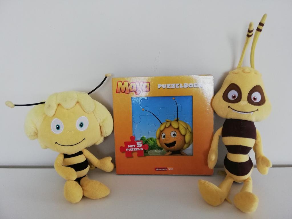 Maya de bij puzzel en knuffels, Verzamelen, Ophalen of Verzenden, Zo goed als nieuw