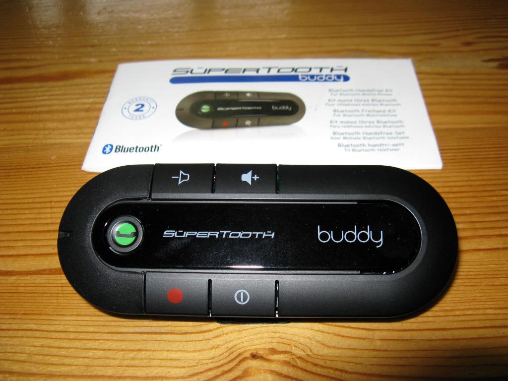 Supertooth Buddy - Bluetooth auto handsfree kit nieuwstaat, Ophalen of Verzenden, Nieuw