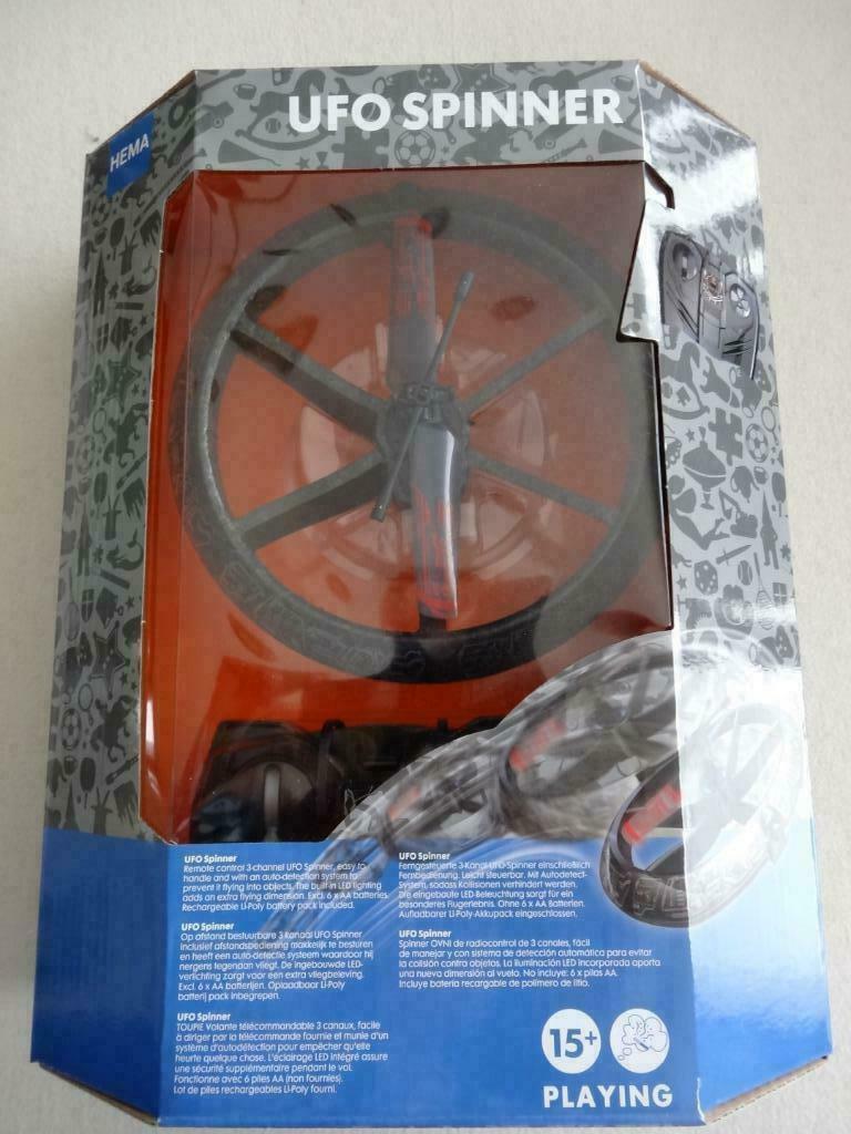 Drone type UFO SPINNER NIEUW ***ideaal geschenk***, Ophalen of Verzenden, Nieuw, Helikopter
