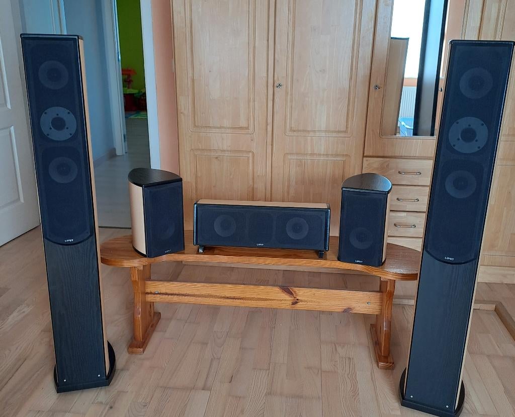 kit d'enceinte home cinema 5.0 de marque LIMIT, Autres marques, Comme neuf, Autres lecteurs, Enlèvement