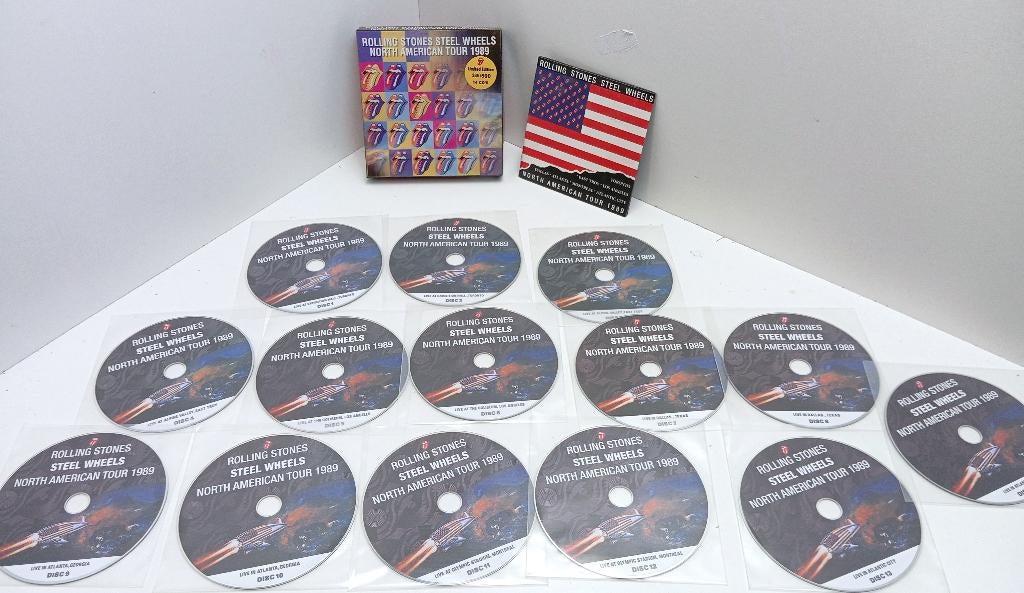 ROLLING STONES NORTH AMERICAN tour 89 LIMITED EDITION CD, Ophalen of Verzenden, Zo goed als nieuw, Rock-'n-Roll