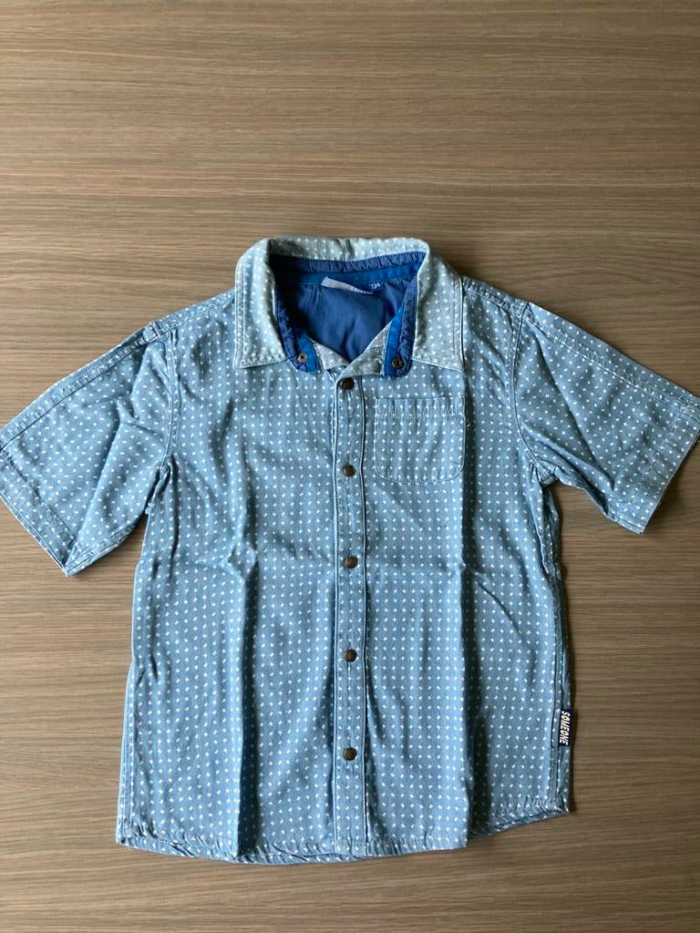 Someone hemd korte mouwen - blauw - maat 134, Overhemd of Blouse, Ophalen of Verzenden, Zo goed als nieuw, Someone