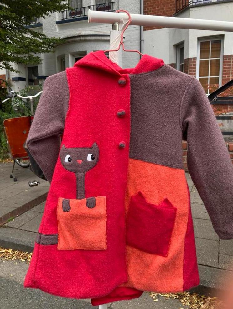 Magnifique manteau en laine bouillie taille 5 ans., Enlèvement, Comme neuf