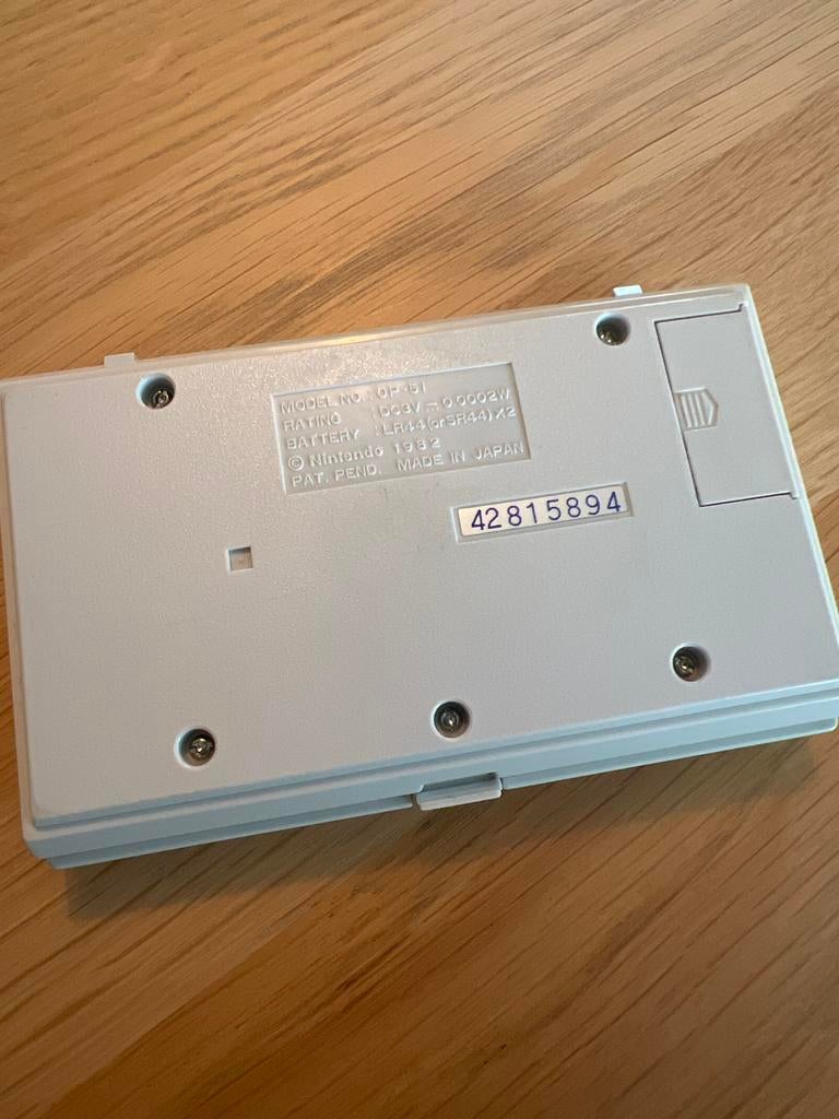Nintendo Game & Watch Oil Panic 1982 - perfecte staat, Overige typen, Ophalen of Verzenden, Zo goed als nieuw, Draadloos