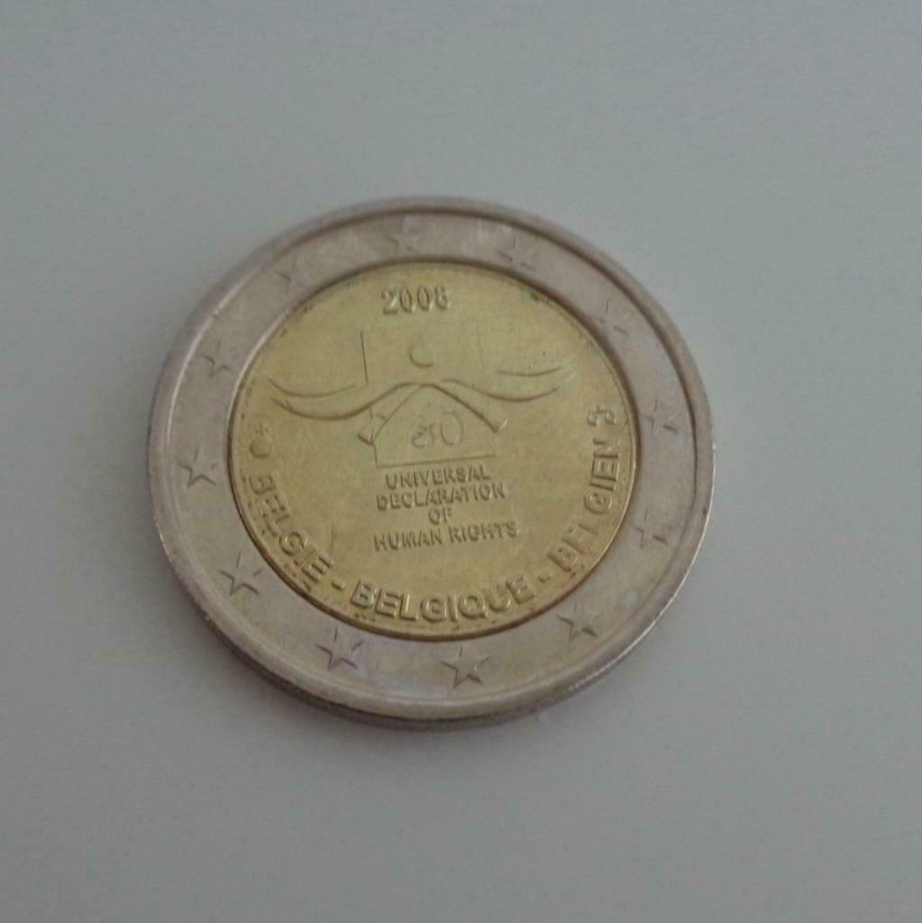 Pièce de monnaie 2 Euros "Belgique 2008". N 33, Ophalen of Verzenden, België, 2 euro
