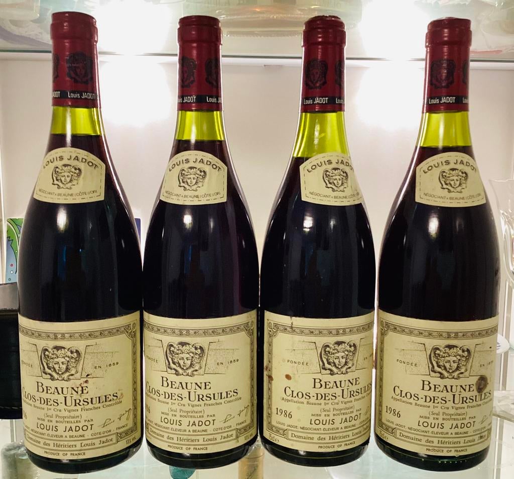 Beaune 1er Cru Clos des Ursules - L Jadot 1986 Gd  Bourgogne, Frankrijk, Nieuw, Ophalen of Verzenden, Rode wijn