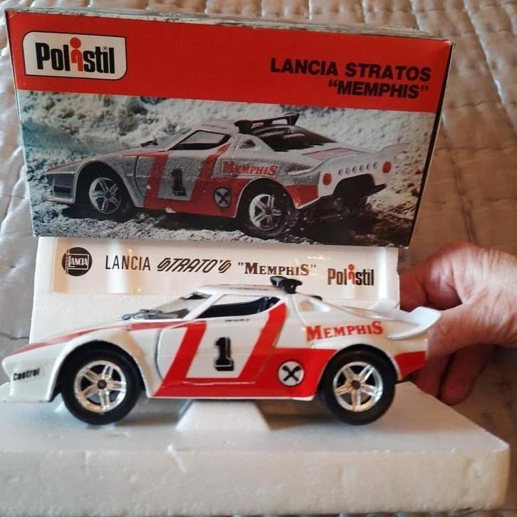 LANCIA STRATOS MEMPHIS 1/25 POLISTIL *MIB*, Enlèvement, Neuf, Voiture, Autres marques