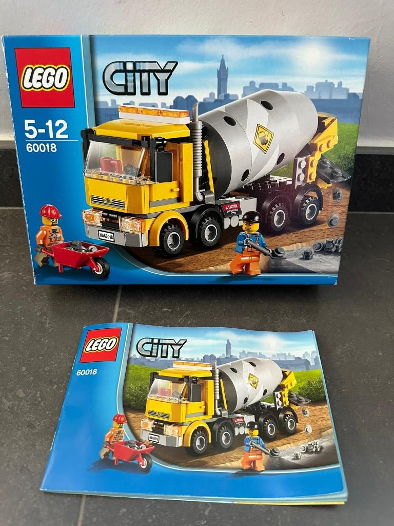 Lego city beton mixer 60018, Enlèvement, Utilisé, Ensemble complet, Lego