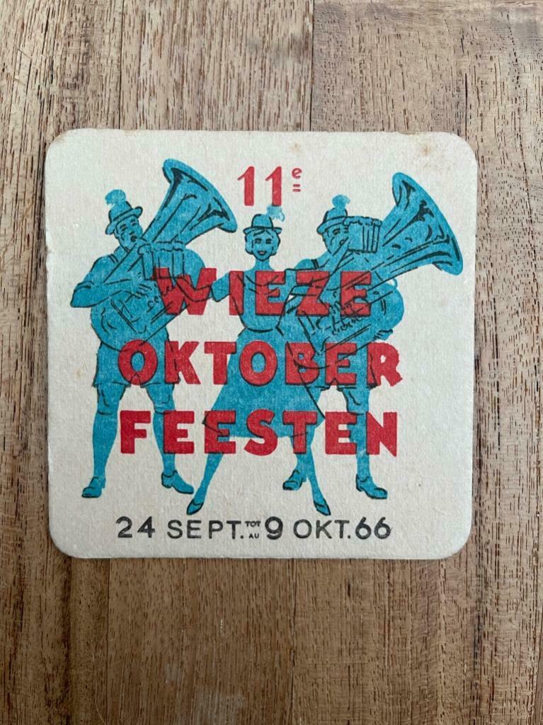Bierviltje - 11e WIEZE OKTOBERFEESTEN, Enlèvement ou Envoi, Utilisé, Sous-bock