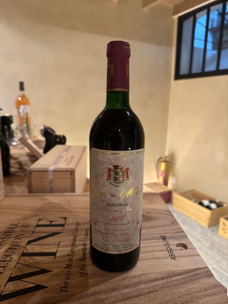 1988 Château Montus “Cuvée Prestige” – Madiran 3 flessen, Ophalen, Nieuw, Frankrijk