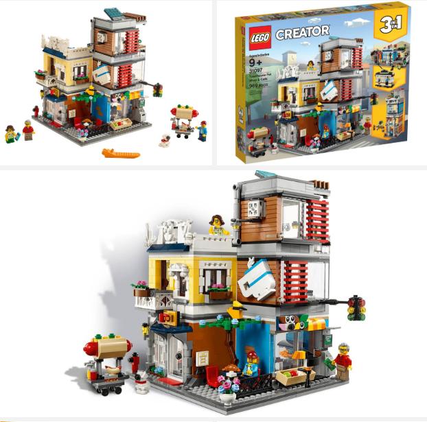 Lego 31097 Maison 3 en 1, animalerie et café, Enlèvement ou Envoi, Neuf, Ensemble complet, Lego