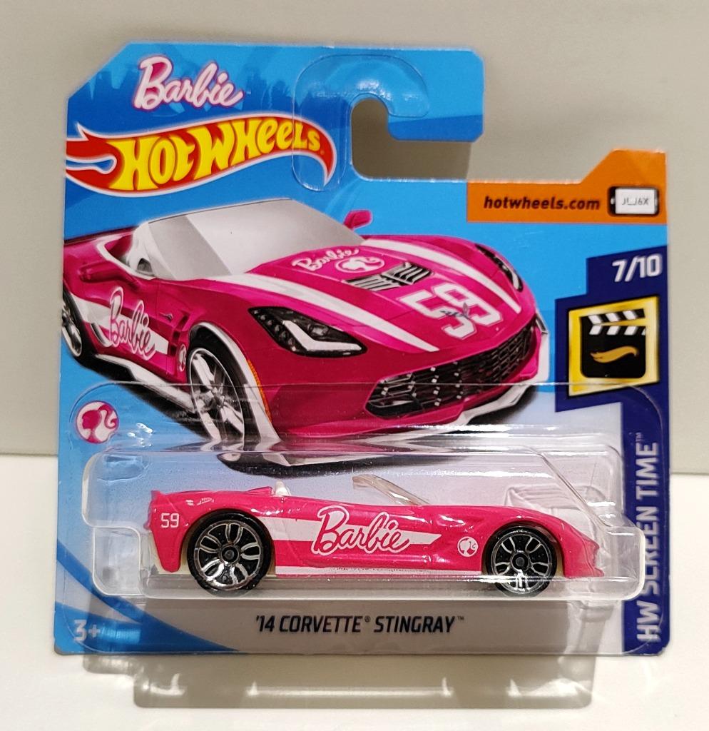 Hot Wheels '14 Corvette Stingray Barbie (2018), Ophalen of Verzenden