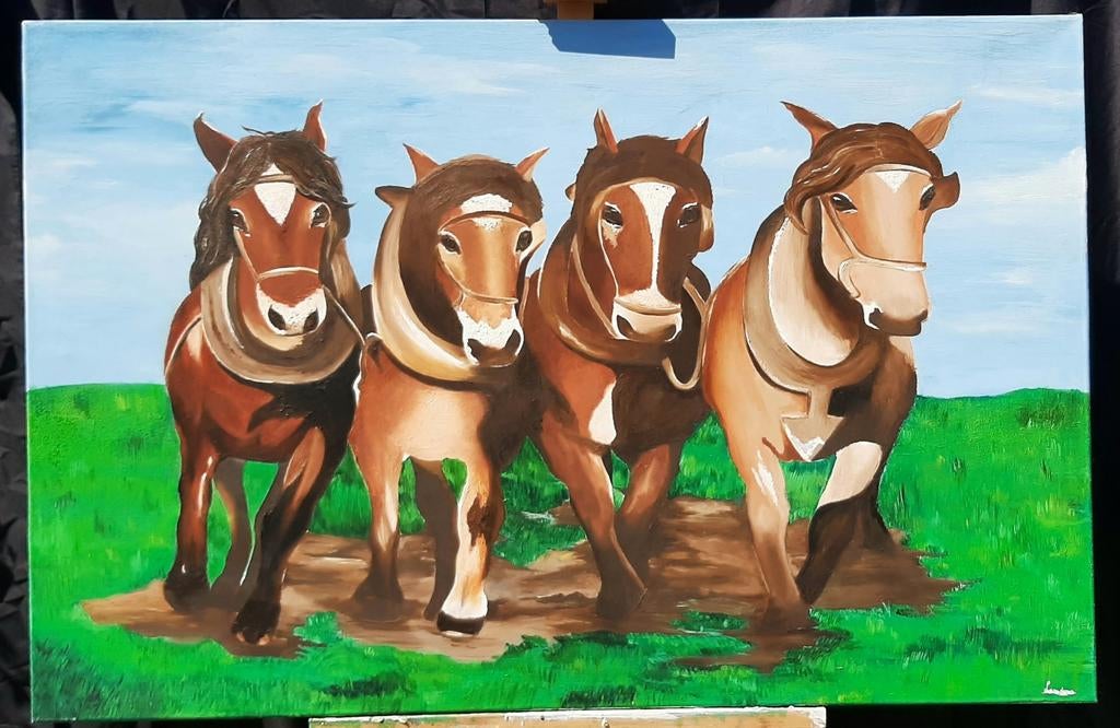 Des chevaux de trait, Enlèvement