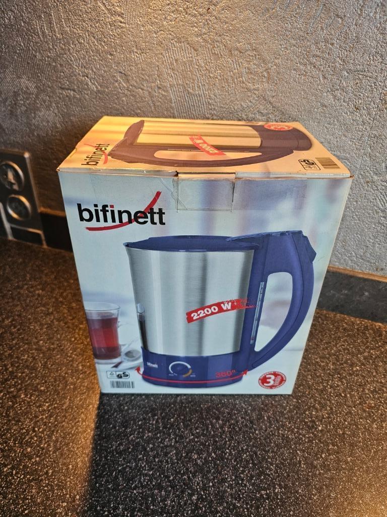 Bouilloire electrique 1.7L cuve inox, 1 à 2 litres, Enlèvement, Comme neuf, Sans fil