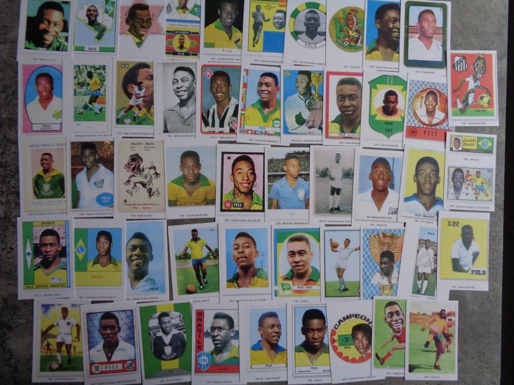 PELE 50x CARTES DE Football SÉRIE "1956/1979" COLLECTORS, Enlèvement ou Envoi