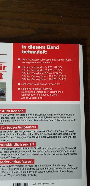 AUDI 100 - AVANT BOOK Maintenant, helfe ich mir selbst, Livres, Autos | Livres, Enlèvement ou Envoi, Utilisé, Audi