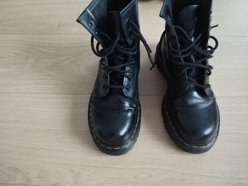 Bottines unisex Dr. Martens maat 40 black smooth, Ophalen, Zwart, Overige typen, Dr. Martens