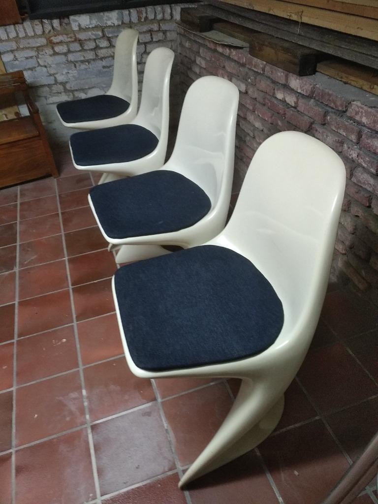 Casala design stoelen, Ophalen, Stof, Gebruikt, Wit