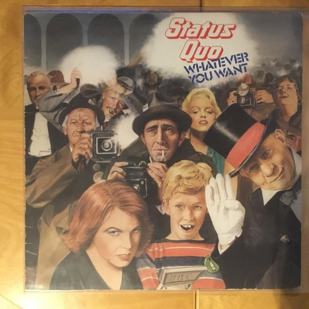 elpee vinyl Status Quo - Whatever You Want, Cd's en Dvd's, Ophalen of Verzenden, Gebruikt, 12 inch, Rock-'n-Roll