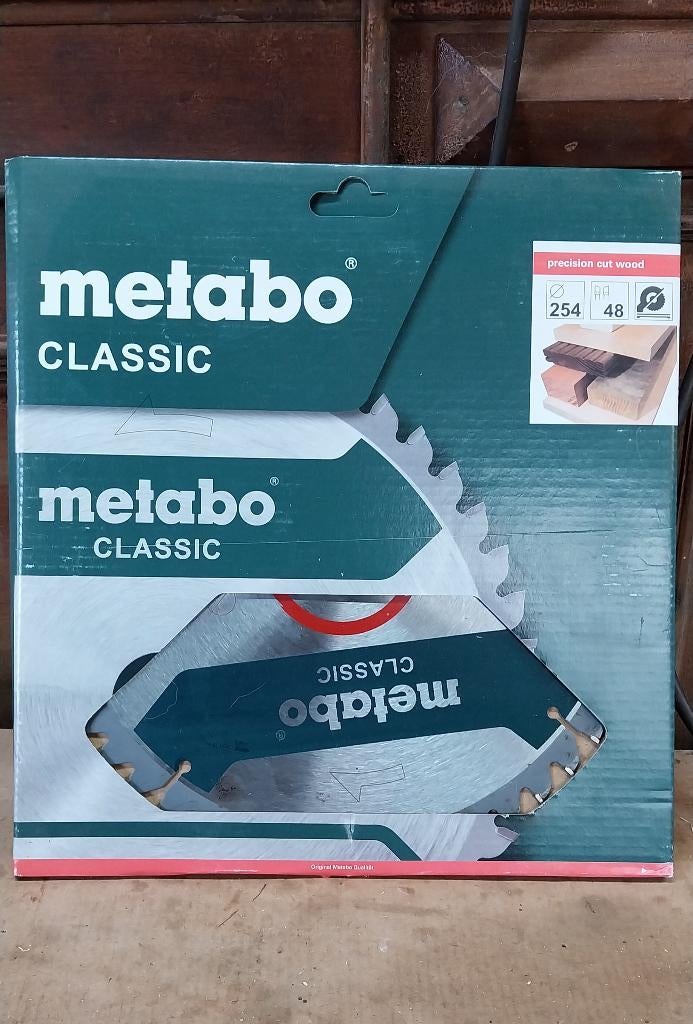 zaagblad afkortzaag 'Metabo classic 254' precision cut wood, Doe-het-zelf en Bouw, Ophalen of Verzenden, Nieuw, Afkortzaag, Metabo