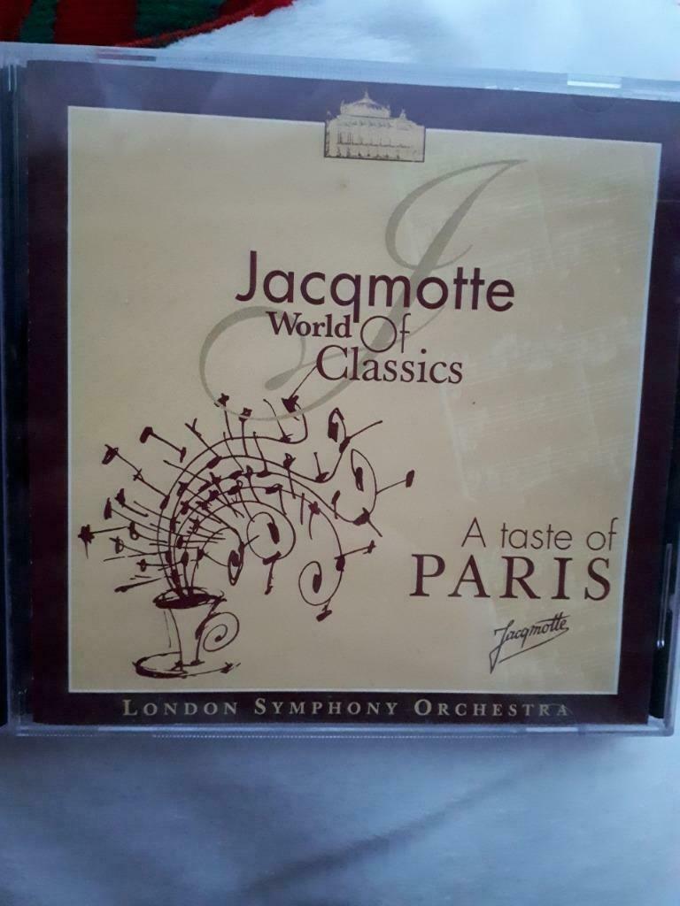 Jacqmotte World of classics.  A taste of Paris cd, Enlèvement ou Envoi, Classicisme, Comme neuf, Orchestre ou Ballet