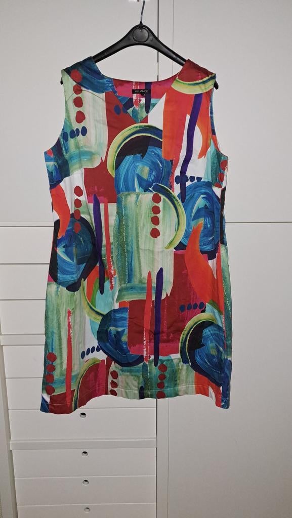 jurk vh merk alliance mt 48, Kleding | Dames, Maat 46/48 (XL) of groter, Ophalen of Verzenden, Alliance, Gedragen
